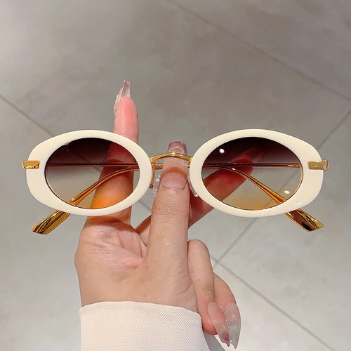 Friday Luxury Metal Designer Sunglasses